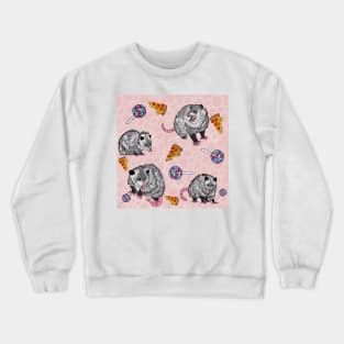 Trashy Friends Pink Crewneck Sweatshirt